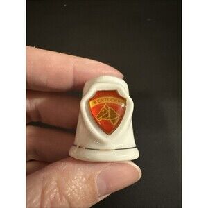 Souvenir Thimble From Kentucky; Horse